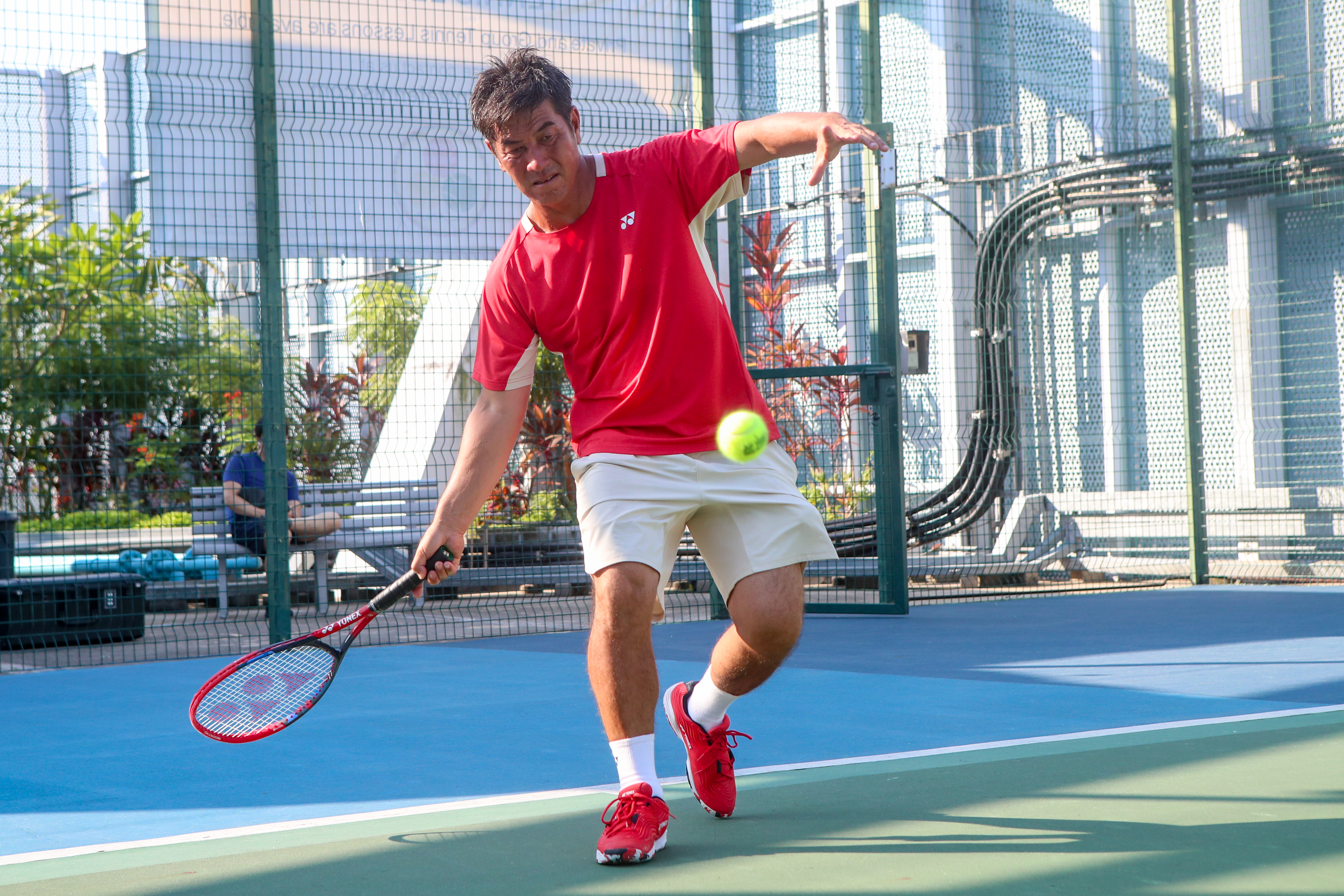 Professional tennis lesson at Sanwa X